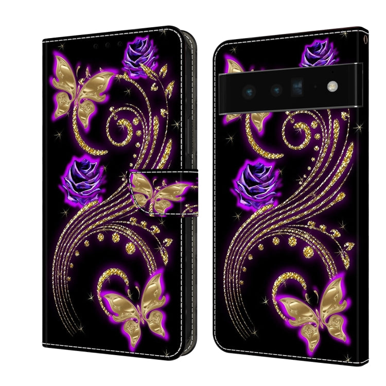Custodia per telefono in pelle protettiva antiurto Crystal 3D, For Google Pixel 6 Pro