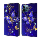 Custodia in pelle con slot carte per iPhone 12 Pro Max e 13 Pro M