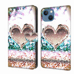 Custodia in pelle con supporto per iPhone 13 e 14