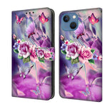Custodia in pelle con supporto per iPhone 13 e 14