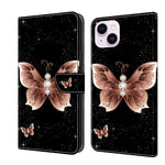 Custodia in pelle PU per iPhone 14 Plus con slot carte