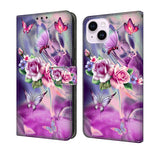 Custodia in pelle PU per iPhone 14 Plus con slot carte