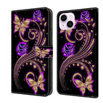 Custodia in pelle PU per iPhone 14 Plus con slot carte
