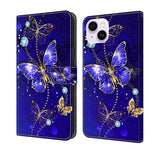 Custodia in pelle PU per iPhone 14 Plus con slot carte