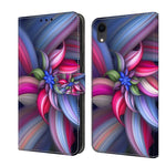 Custodia in pelle con supporto per iPhone XR