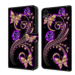 Custodia in pelle con supporto per iPhone XR
