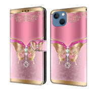 Custodia in pelle per iPhone 15 con supporto