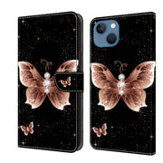 Custodia in pelle per iPhone 15 con supporto