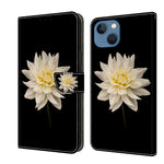 Custodia in pelle per iPhone 15 con supporto