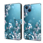 Custodia in pelle per iPhone 15 con supporto