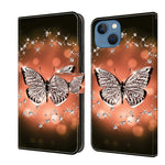 Custodia in pelle per iPhone 15 con supporto