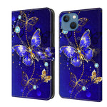 Custodia in pelle per iPhone 15 con supporto