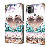 Custodia per telefono in pelle protettiva antiurto Crystal 3D, For Xiaomi Redmi A1+ / A2 / A2+