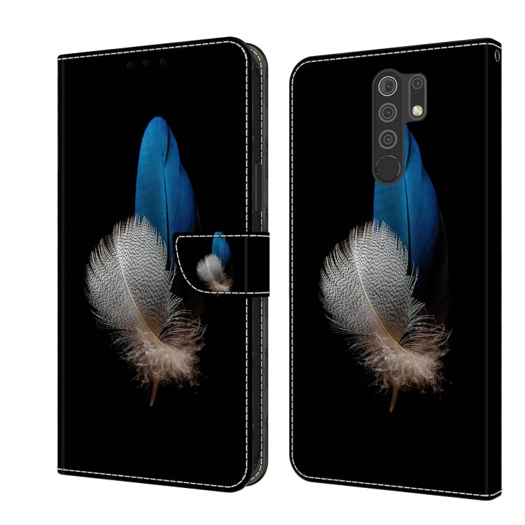 Custodia per telefono in pelle protettiva antiurto Crystal 3D, For Xiaomi Redmi 9
