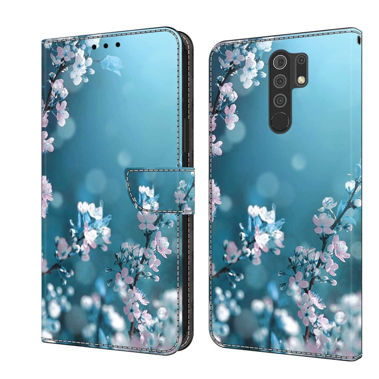 Custodia per telefono in pelle protettiva antiurto Crystal 3D, For Xiaomi Redmi 9
