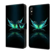 Custodia per telefono in pelle protettiva antiurto Crystal 3D, For Xiaomi Redmi 9A