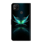 Custodia per telefono in pelle protettiva antiurto Crystal 3D, For Xiaomi Redmi 9C