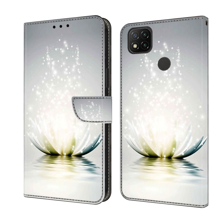 Custodia per telefono in pelle protettiva antiurto Crystal 3D, For Xiaomi Redmi 9C