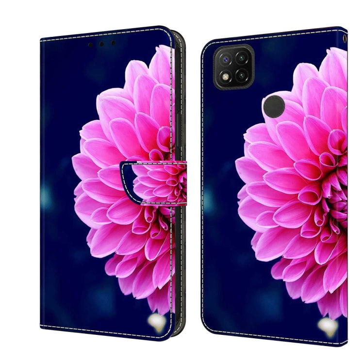 Custodia per telefono in pelle protettiva antiurto Crystal 3D, For Xiaomi Redmi 9C