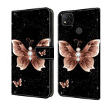 Custodia per telefono in pelle protettiva antiurto Crystal 3D, For Xiaomi Redmi 9C