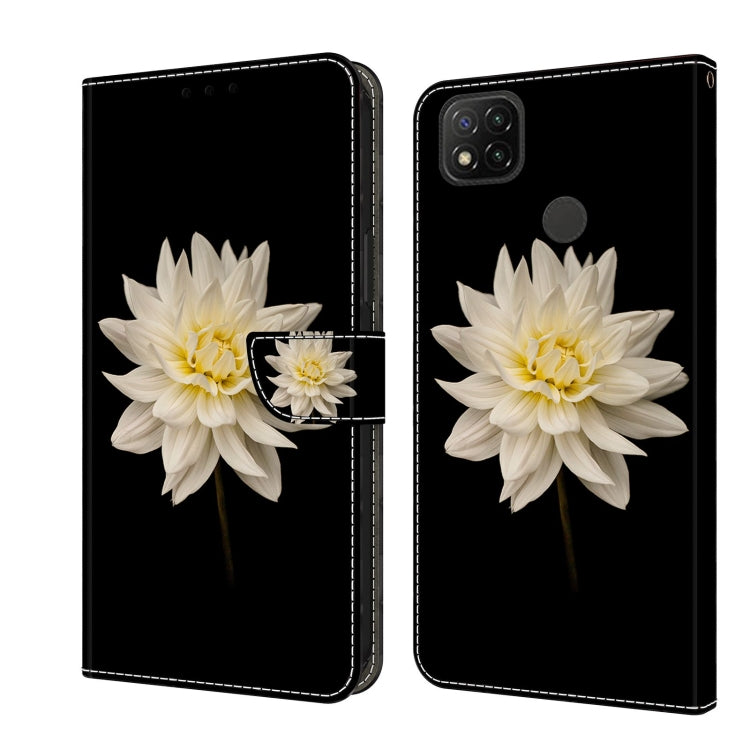 Custodia per telefono in pelle protettiva antiurto Crystal 3D, For Xiaomi Redmi 9C