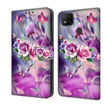 Custodia per telefono in pelle protettiva antiurto Crystal 3D, For Xiaomi Redmi 9C