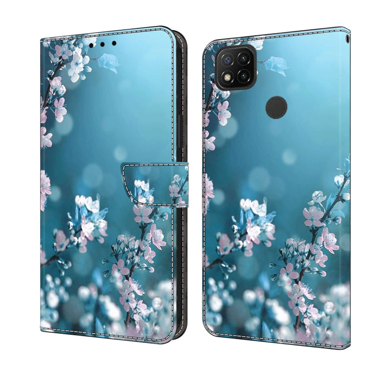 Custodia per telefono in pelle protettiva antiurto Crystal 3D, For Xiaomi Redmi 9C