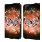 Custodia per telefono in pelle protettiva antiurto Crystal 3D, For Xiaomi Redmi 9C