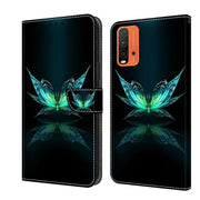 Custodia per telefono in pelle protettiva antiurto Crystal 3D, For Xiaomi Redmi 9T