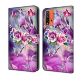 Custodia portafoglio in pelle per Xiaomi Redmi 9T