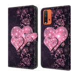 Custodia portafoglio in pelle per Xiaomi Redmi 9T