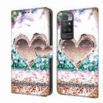 Custodia portafoglio in pelle TPU per Xiaomi Redmi 10