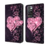 Custodia portafoglio in pelle TPU per Xiaomi Redmi 10