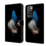 Custodia portafoglio in pelle TPU per Xiaomi Redmi 10
