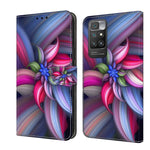 Custodia portafoglio in pelle TPU per Xiaomi Redmi 10