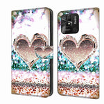 Custodia portafoglio in pelle per Xiaomi Redmi 10C