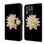 Custodia portafoglio in pelle per Xiaomi Redmi 10C