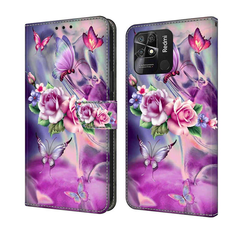 Custodia portafoglio in pelle per Xiaomi Redmi 10C