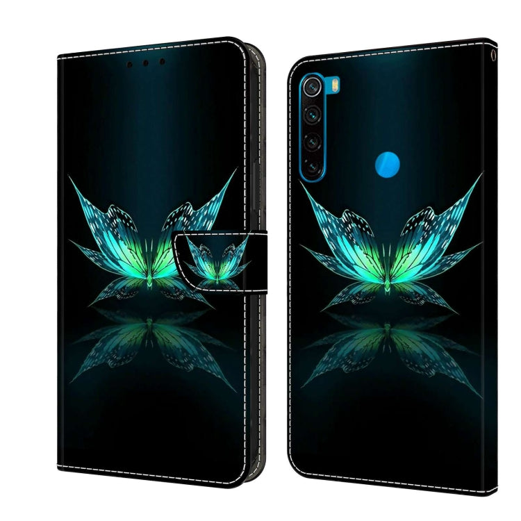 Custodia per telefono in pelle protettiva antiurto Crystal 3D, For Xiaomi Redmi Note 8