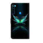 Custodia per telefono in pelle protettiva antiurto Crystal 3D, For Xiaomi Redmi Note 8