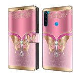Custodia per telefono in pelle protettiva antiurto Crystal 3D, For Xiaomi Redmi Note 8