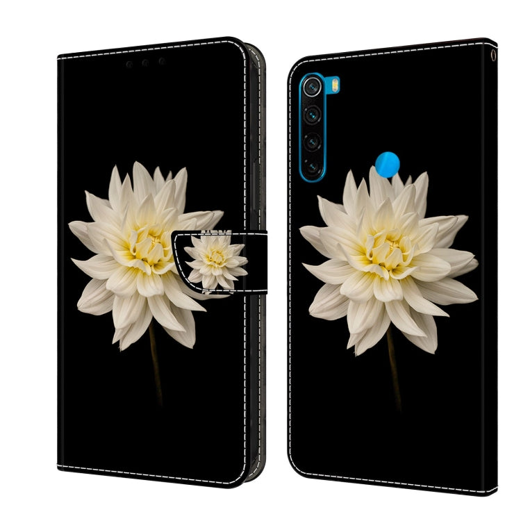 Custodia per telefono in pelle protettiva antiurto Crystal 3D, For Xiaomi Redmi Note 8