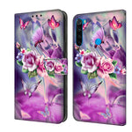 Custodia per telefono in pelle protettiva antiurto Crystal 3D, For Xiaomi Redmi Note 8
