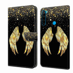 Custodia per telefono in pelle protettiva antiurto Crystal 3D, For Xiaomi Redmi Note 8