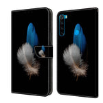 Custodia per telefono in pelle protettiva antiurto Crystal 3D, For Xiaomi Redmi Note 8