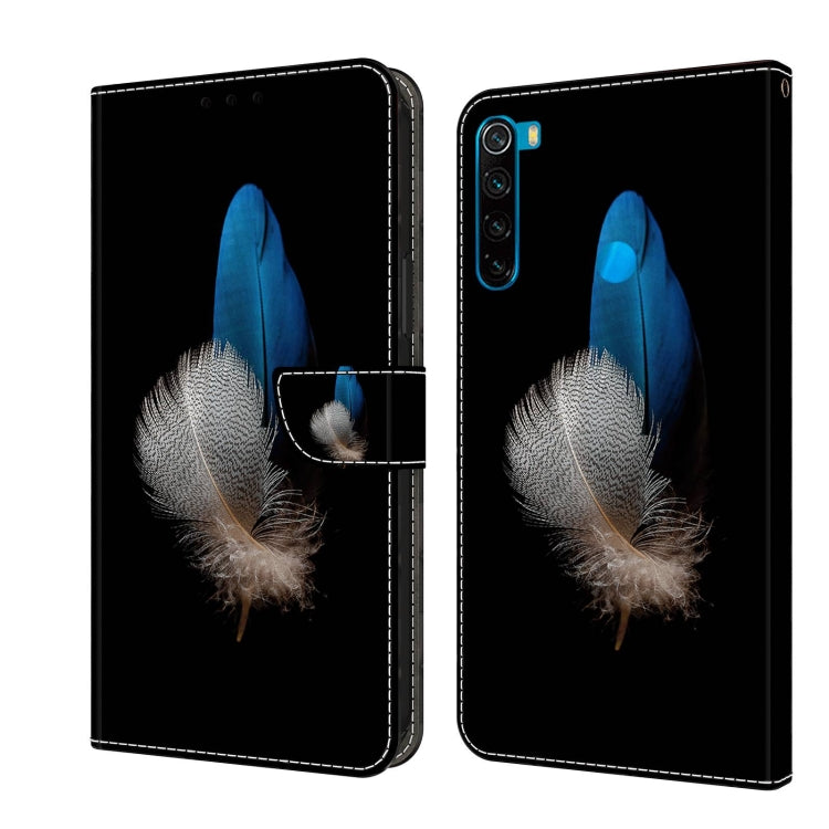 Custodia per telefono in pelle protettiva antiurto Crystal 3D, For Xiaomi Redmi Note 8