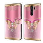 Custodia per telefono in pelle protettiva antiurto Crystal 3D, For Xiaomi Redmi Note 8 Pro