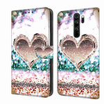 Custodia per telefono in pelle protettiva antiurto Crystal 3D, For Xiaomi Redmi Note 8 Pro