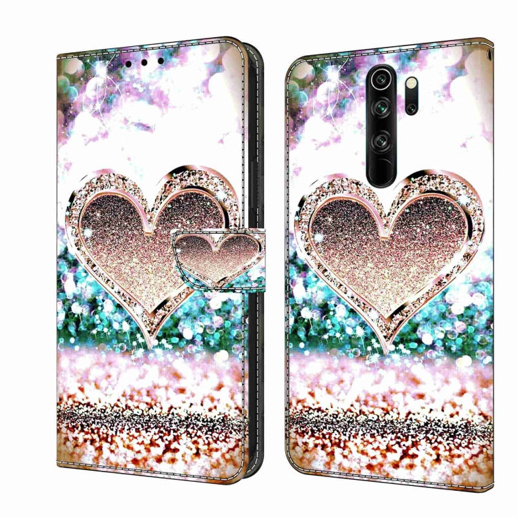 Custodia per telefono in pelle protettiva antiurto Crystal 3D, For Xiaomi Redmi Note 8 Pro