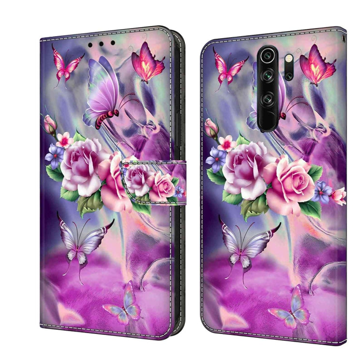 Custodia per telefono in pelle protettiva antiurto Crystal 3D, For Xiaomi Redmi Note 8 Pro